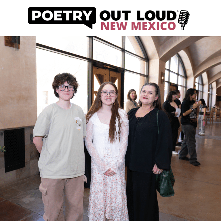 3 members of the poetry out loud audience