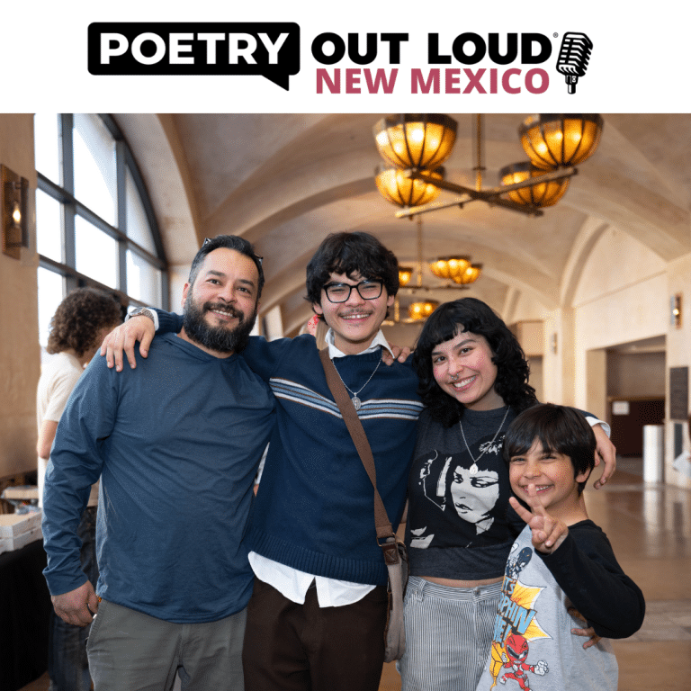 4 members of the poetry out loud audience