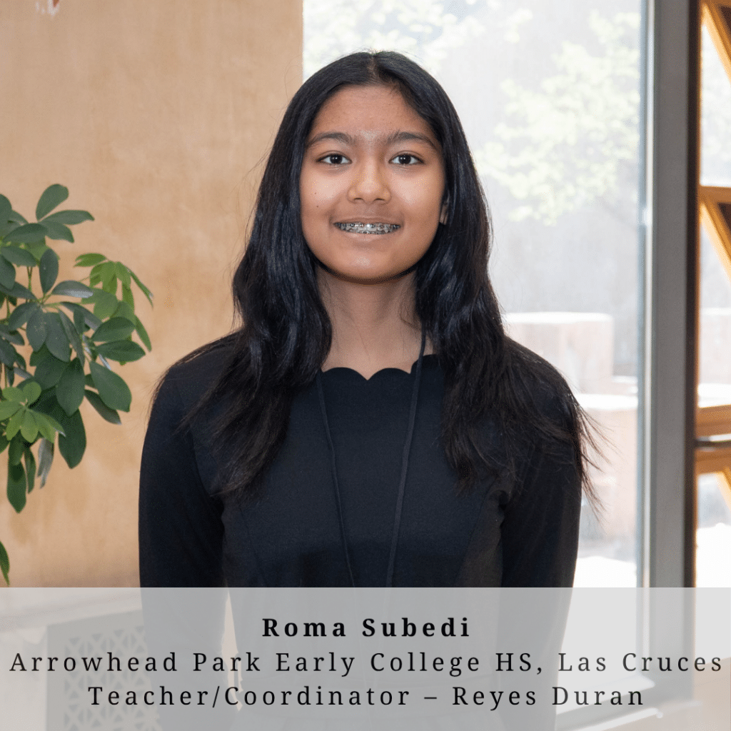 A young woman with dark long hair